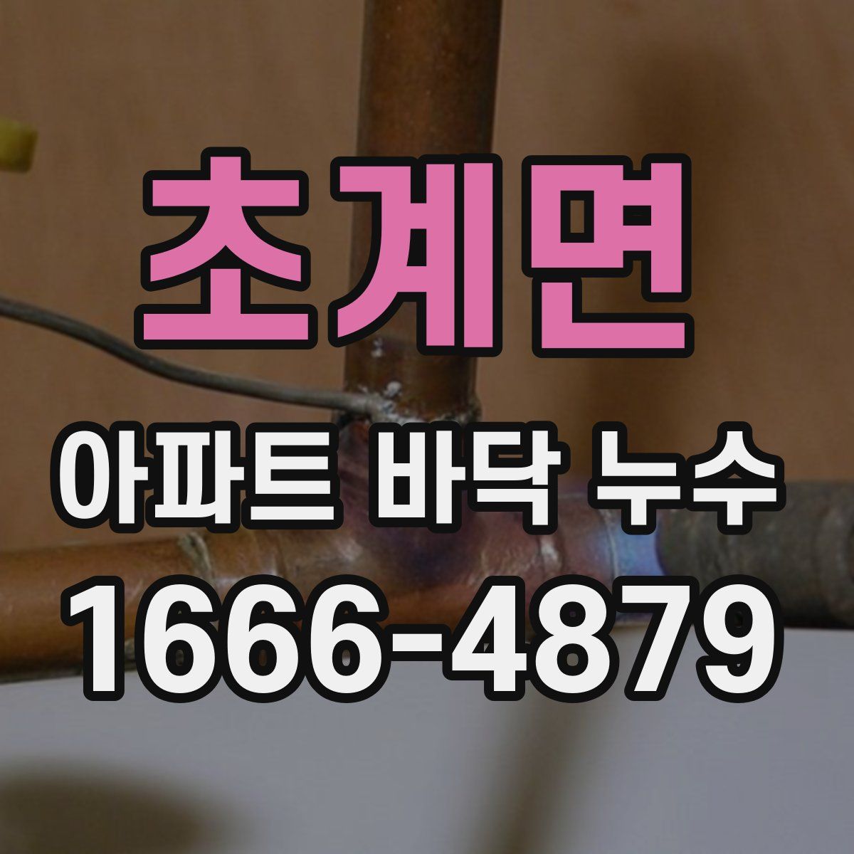 초계면 아파트 바닥 누수