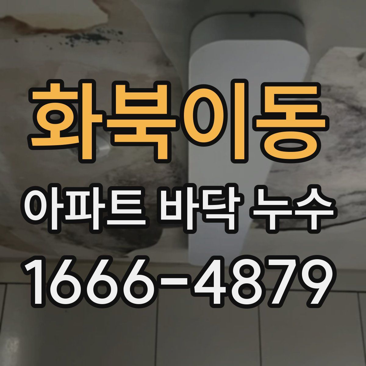 화북이동 아파트 바닥 누수