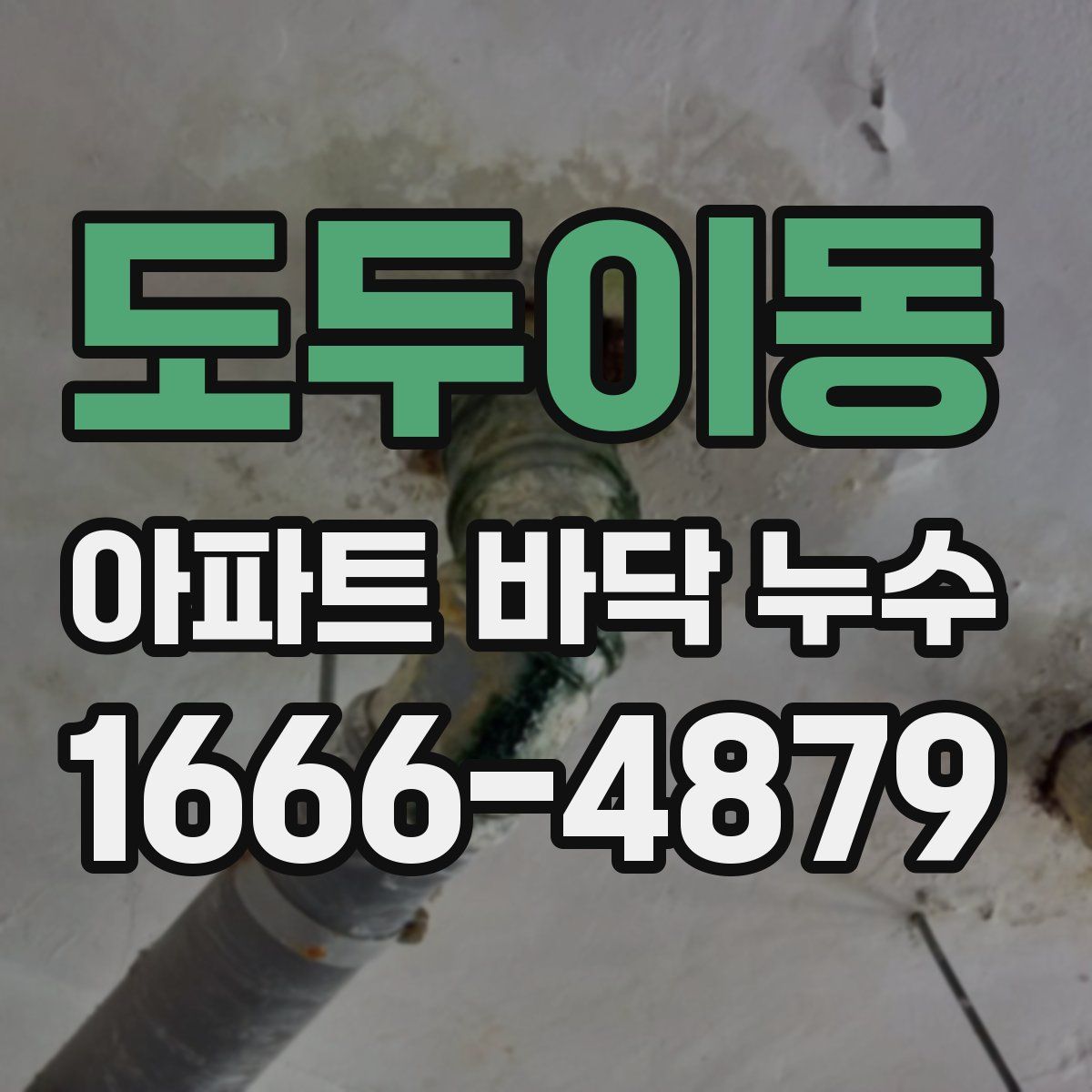 도두이동 아파트 바닥 누수