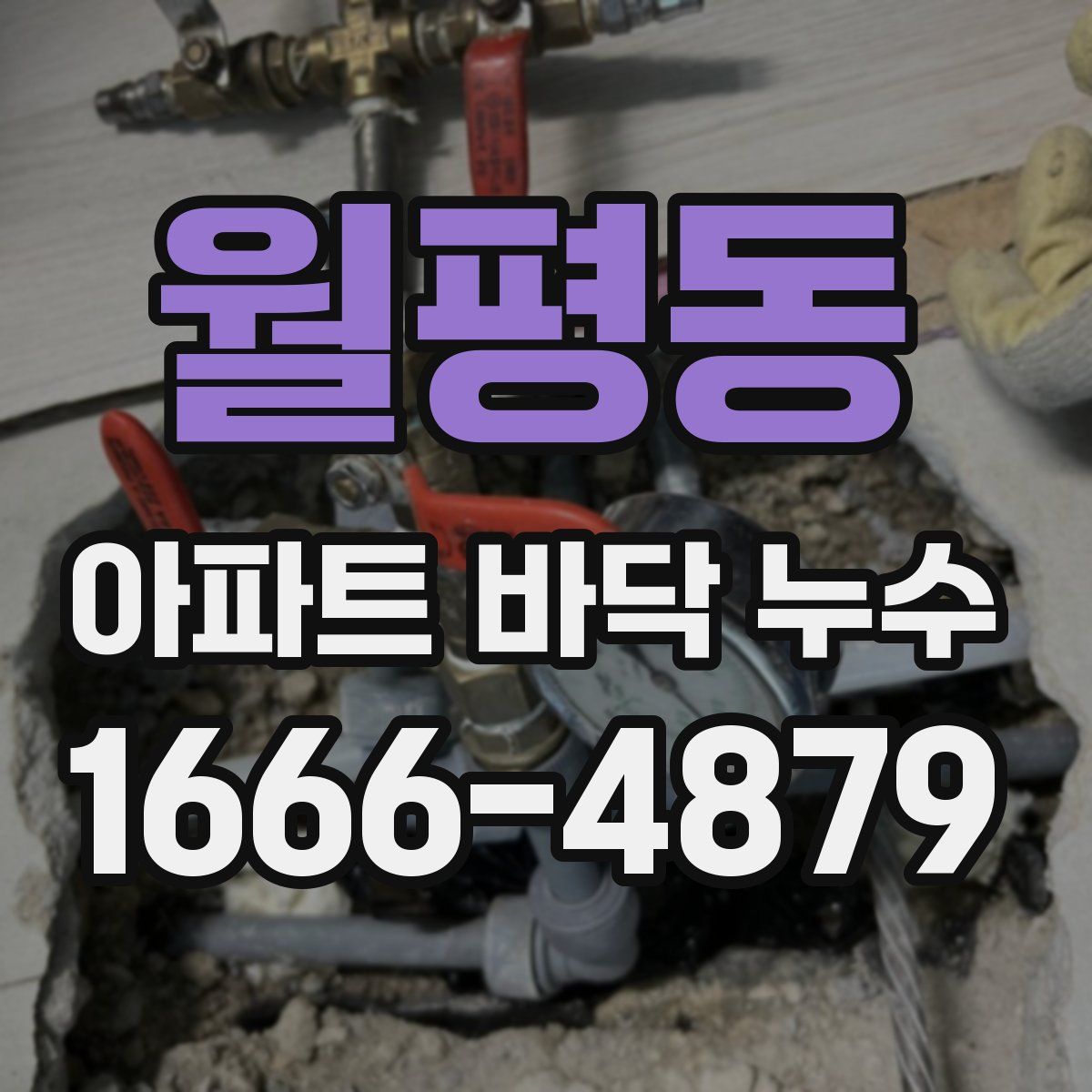 월평동 아파트 바닥 누수