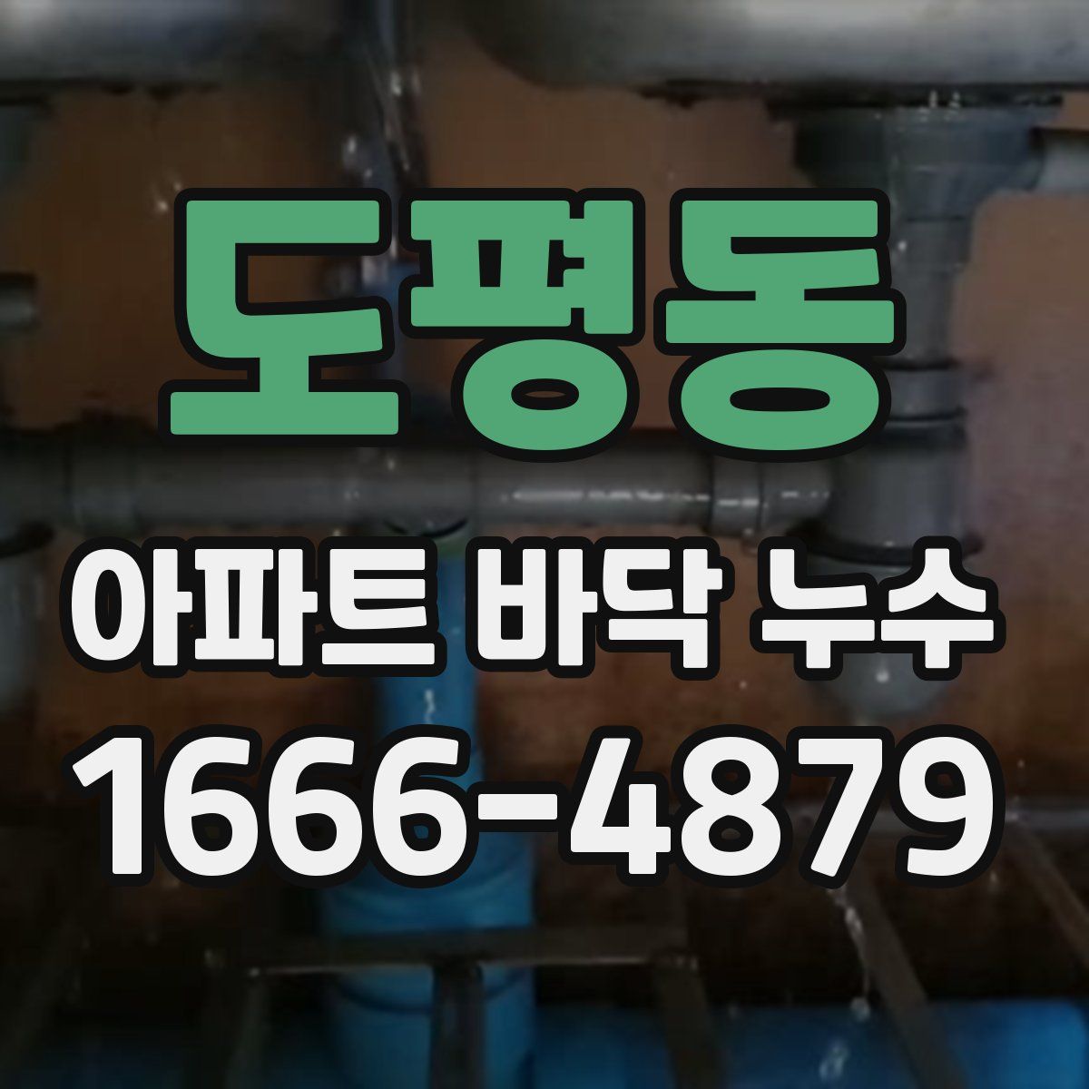 도평동 아파트 바닥 누수