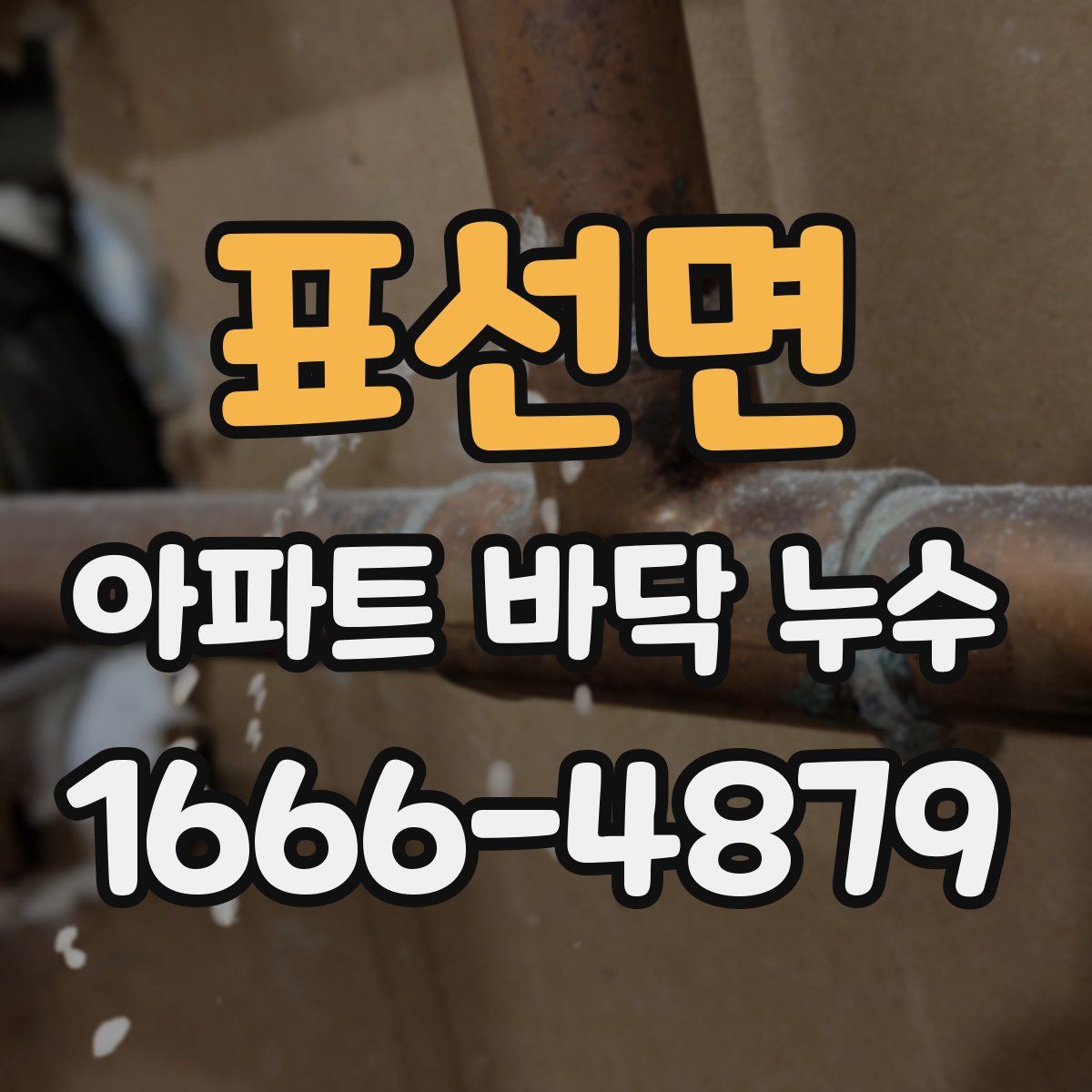 표선면 아파트 바닥 누수