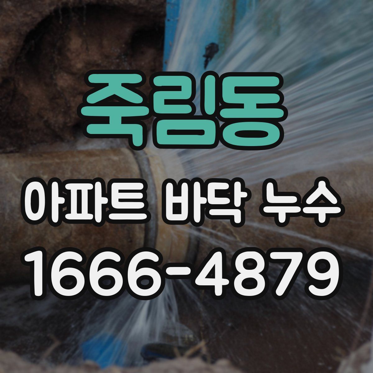죽림동 아파트 바닥 누수
