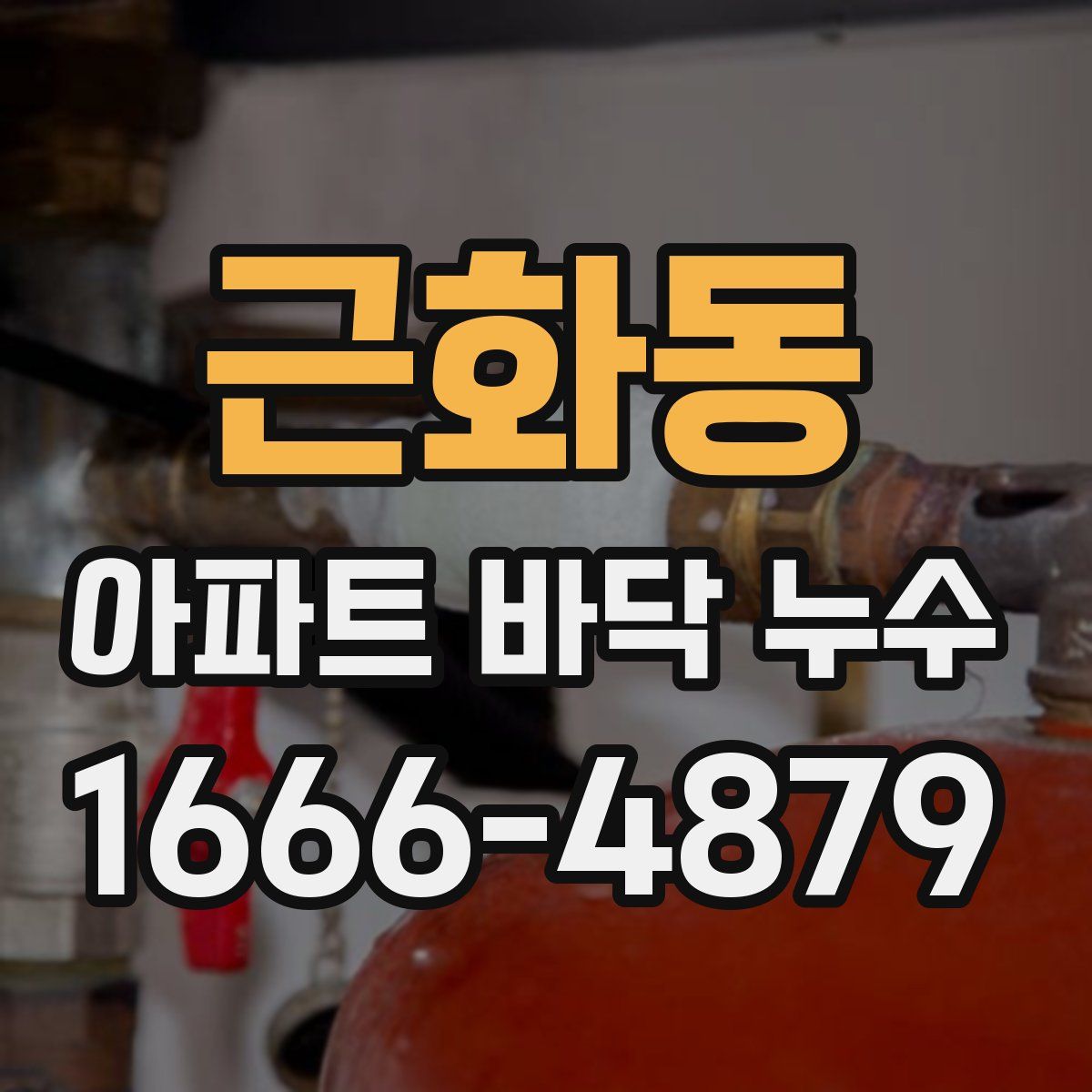 근화동 아파트 바닥 누수