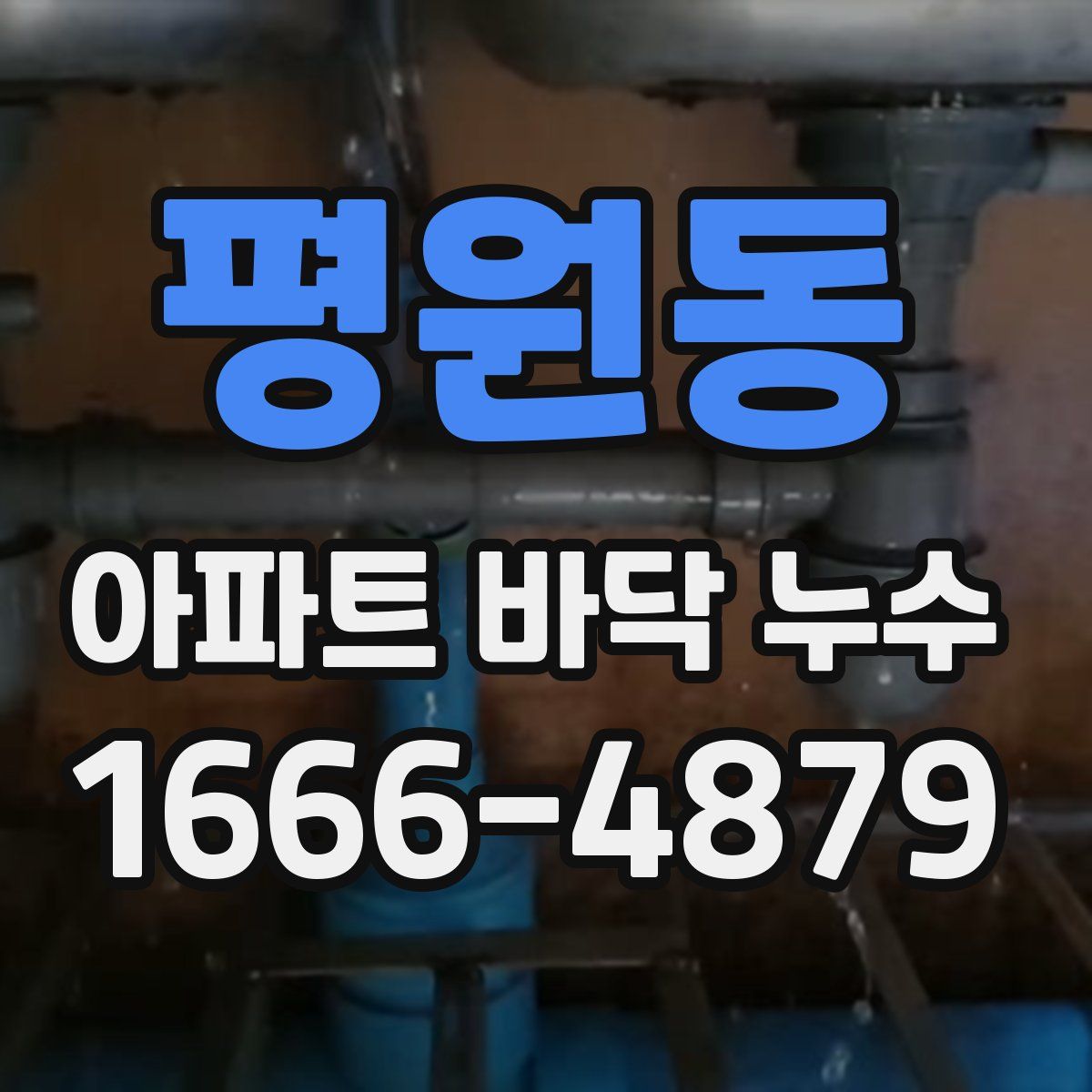 평원동 아파트 바닥 누수