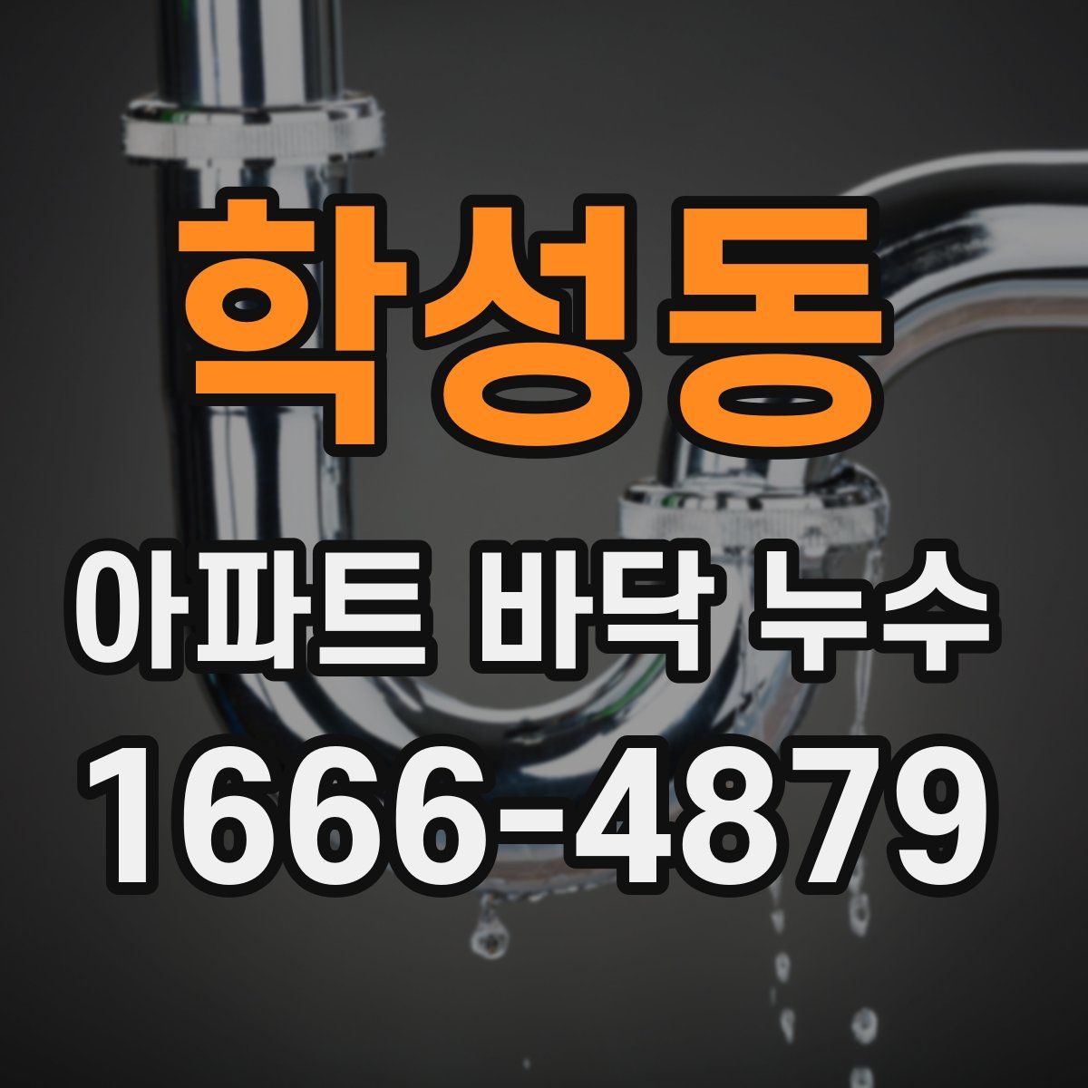 학성동 아파트 바닥 누수