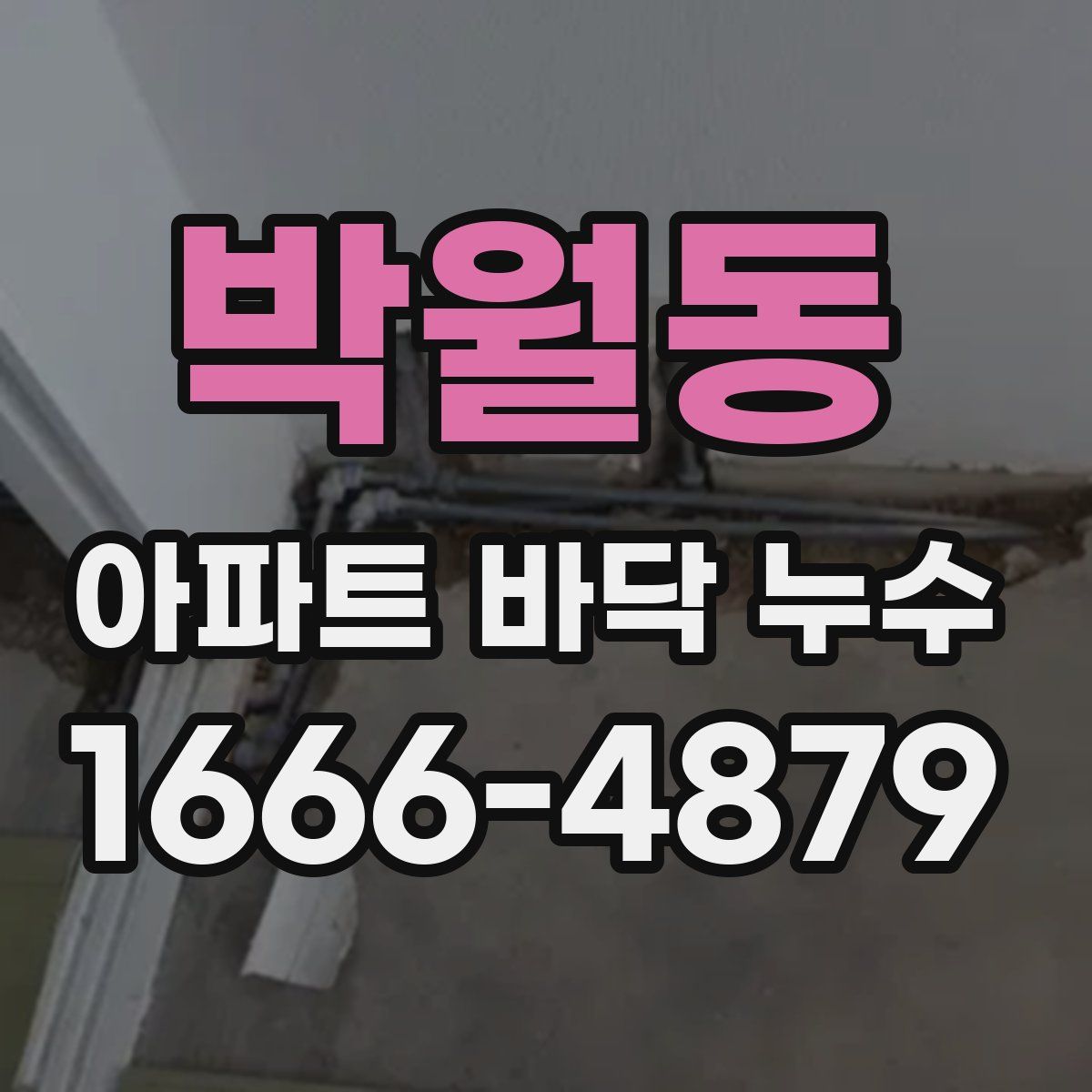 박월동 아파트 바닥 누수