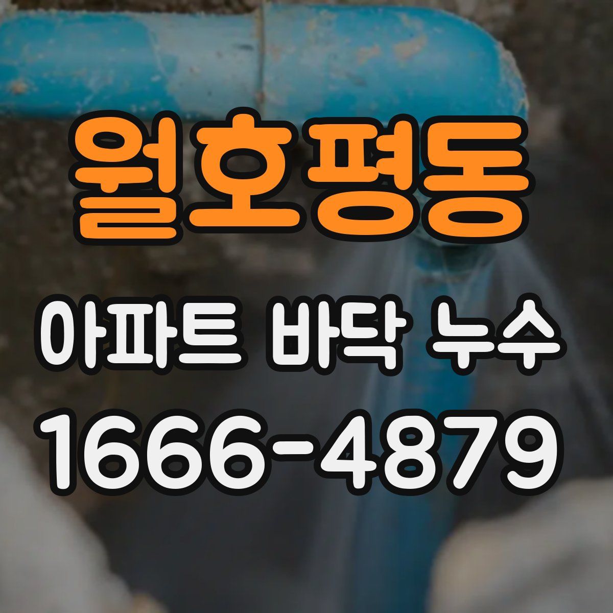 월호평동 아파트 바닥 누수