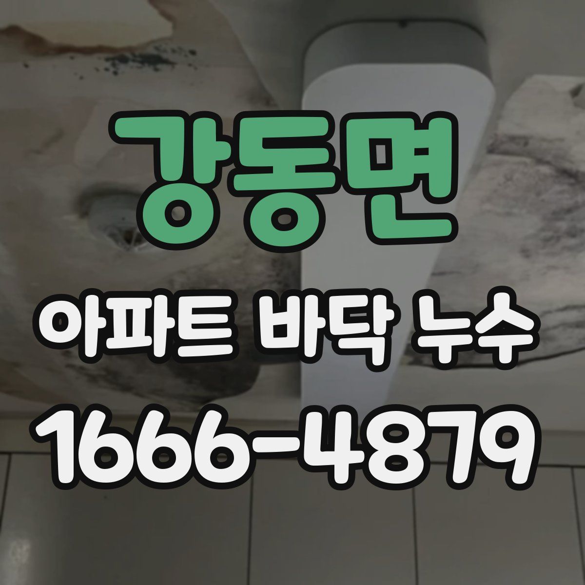 강동면 아파트 바닥 누수