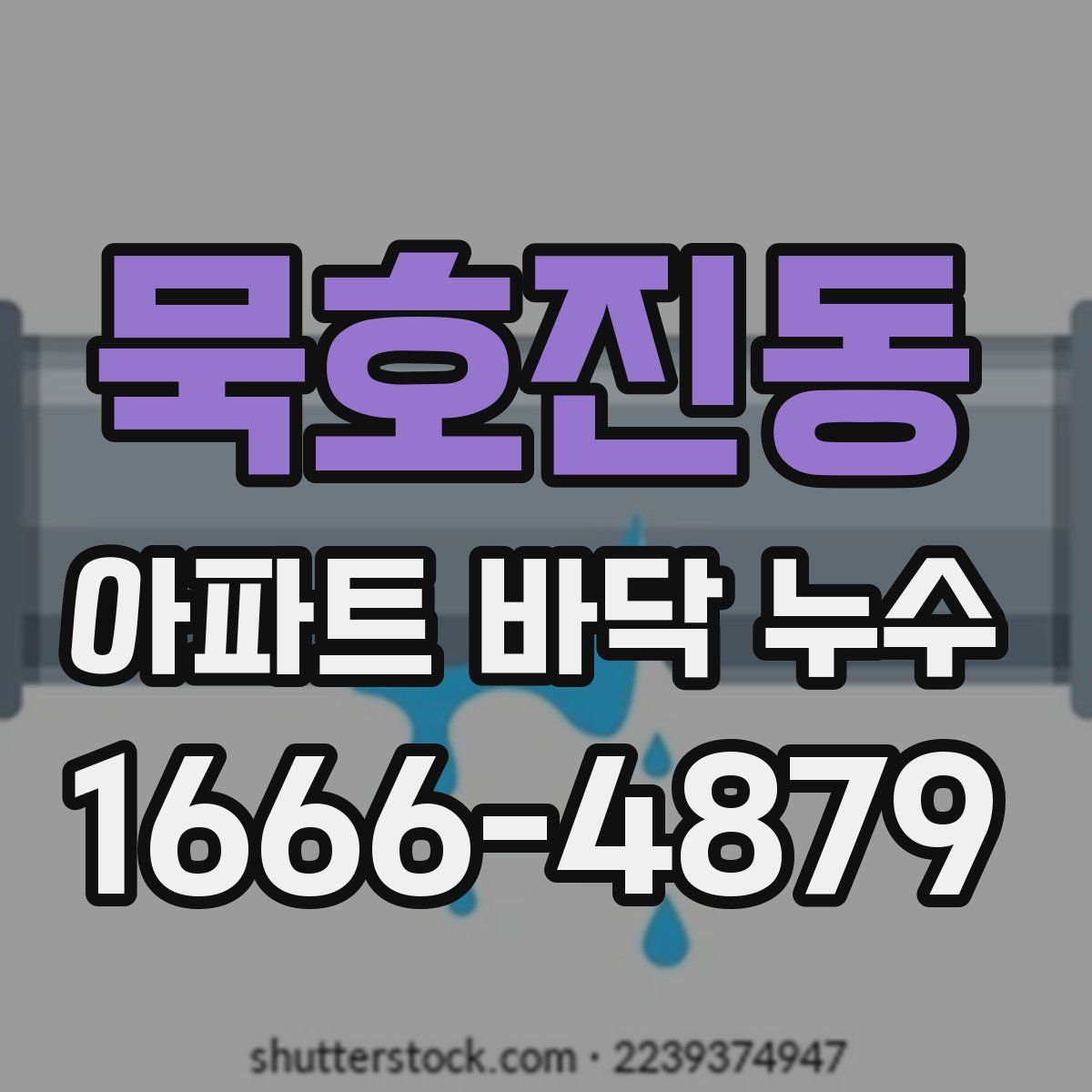 묵호진동 아파트 바닥 누수