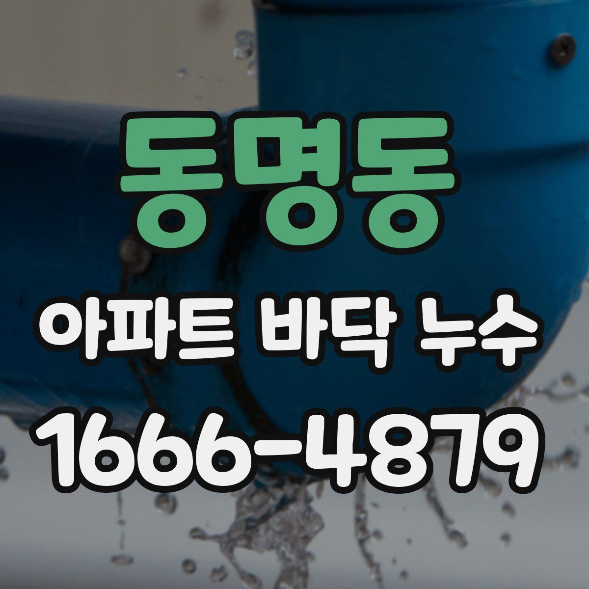 동명동 아파트 바닥 누수