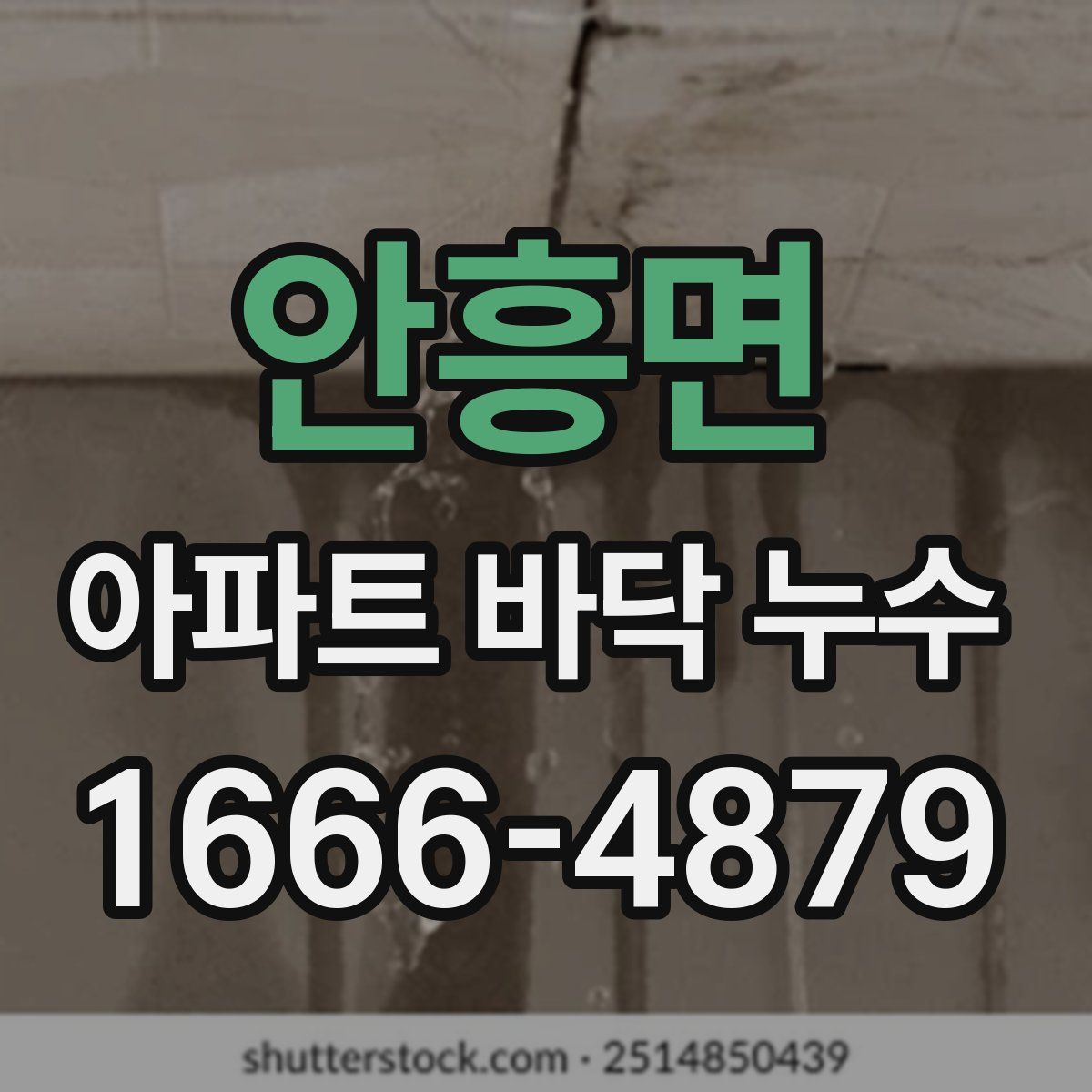 안흥면 아파트 바닥 누수