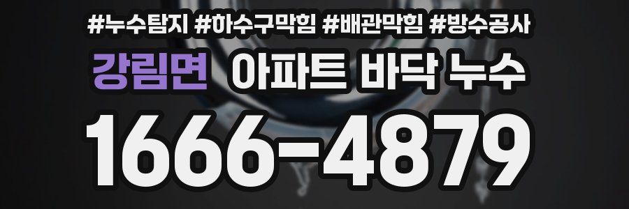 강림면 아파트 바닥 누수