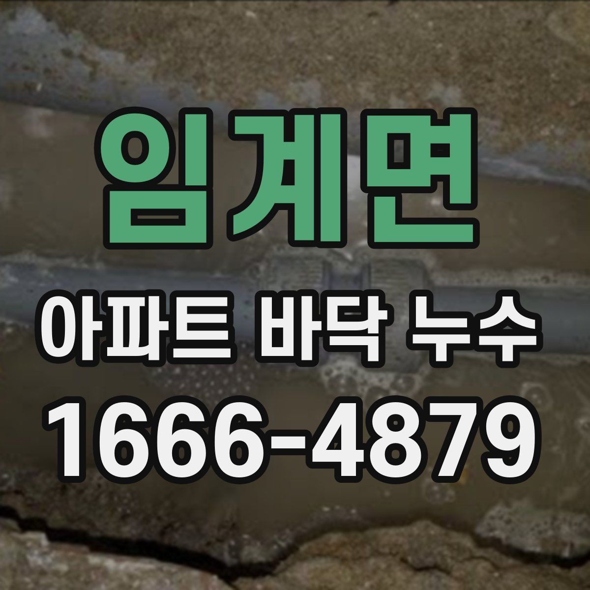 임계면 아파트 바닥 누수