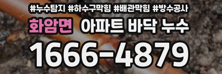 화암면 아파트 바닥 누수