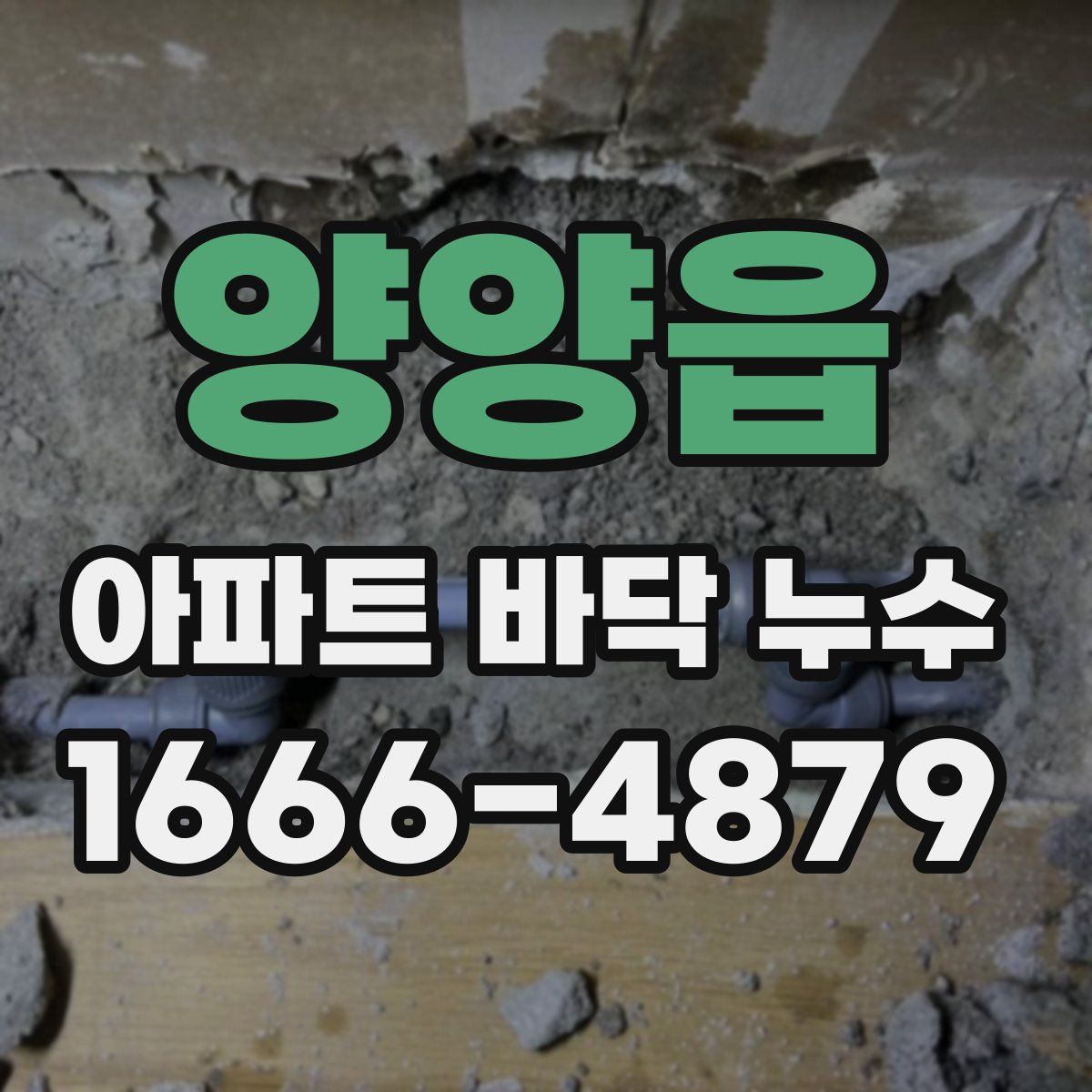 양양읍 아파트 바닥 누수