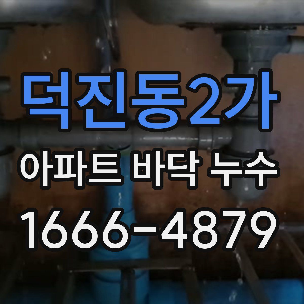 덕진동2가 아파트 바닥 누수
