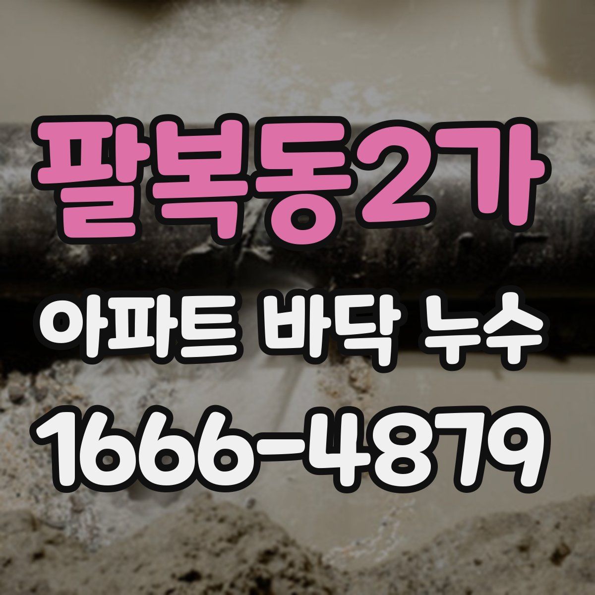 팔복동2가 아파트 바닥 누수