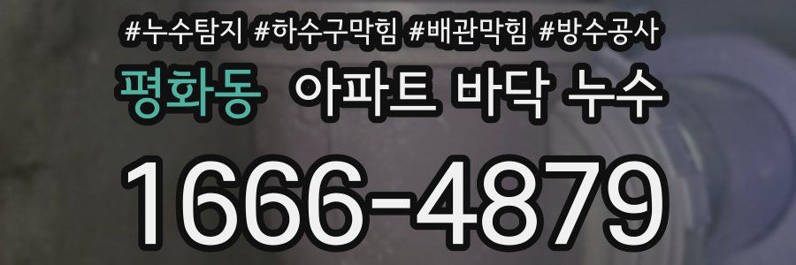 평화동 아파트 바닥 누수