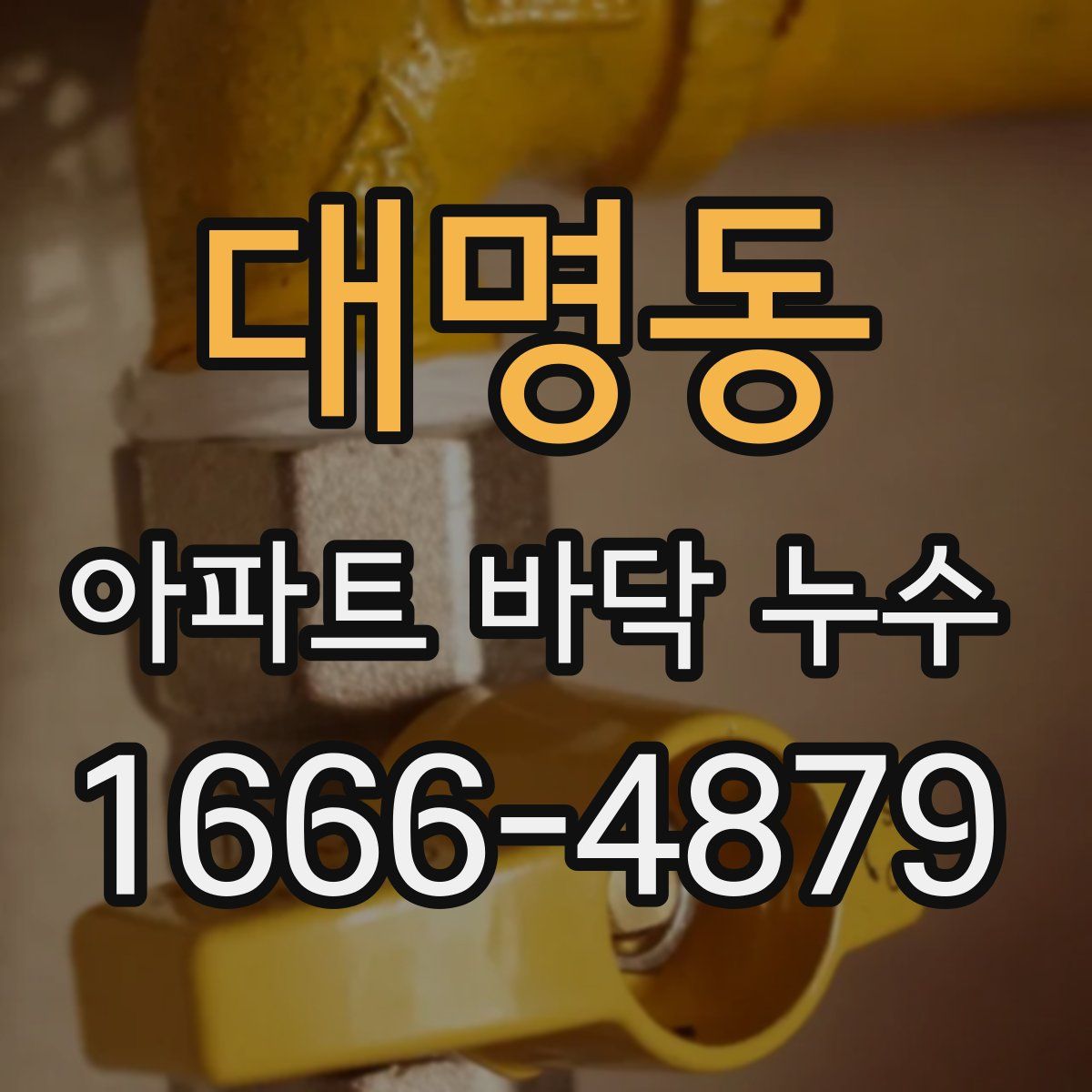 대명동 아파트 바닥 누수