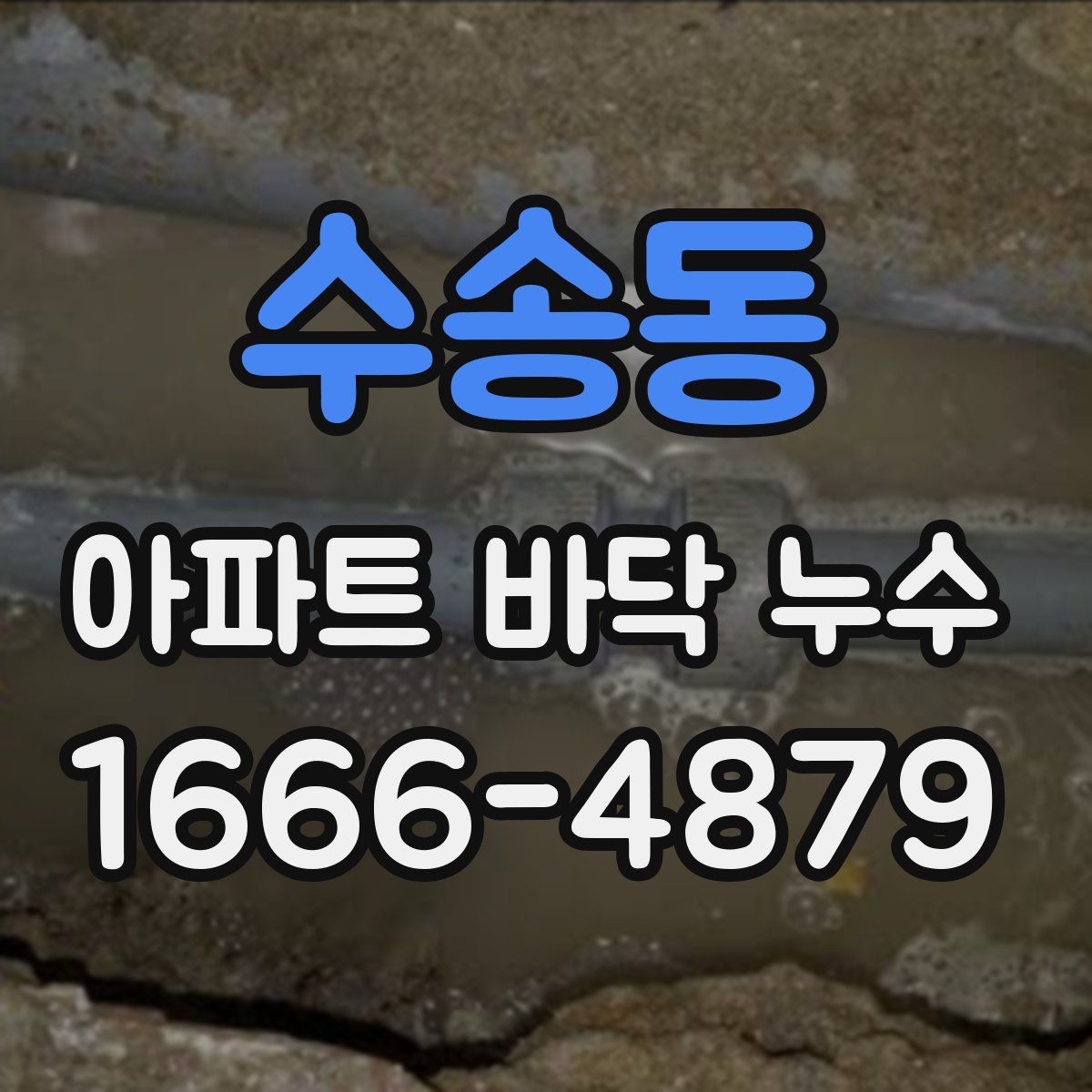 수송동 아파트 바닥 누수
