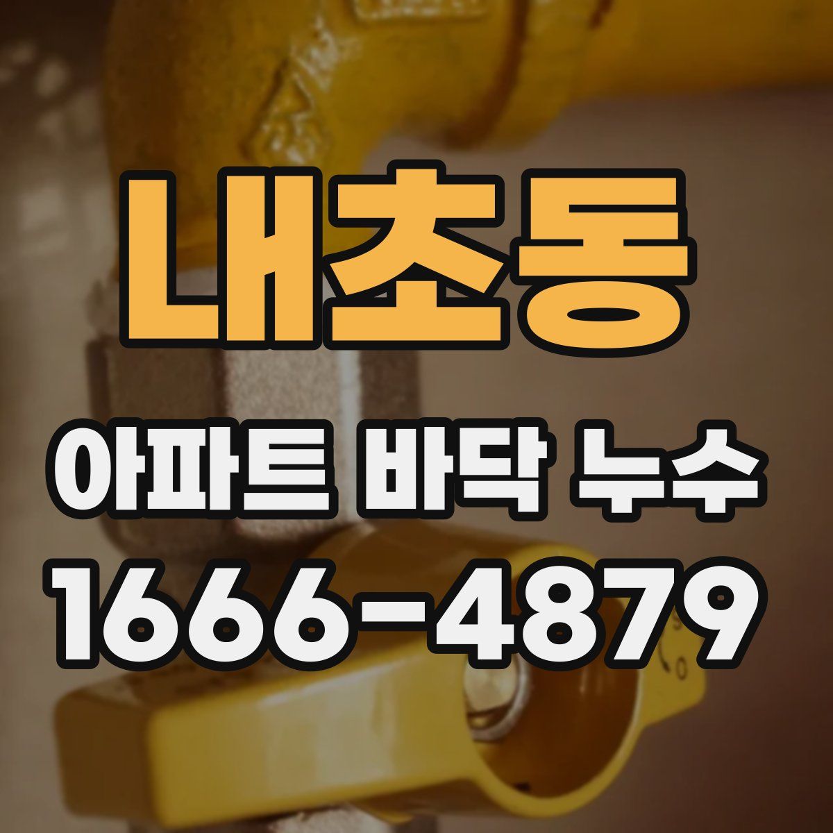 내초동 아파트 바닥 누수
