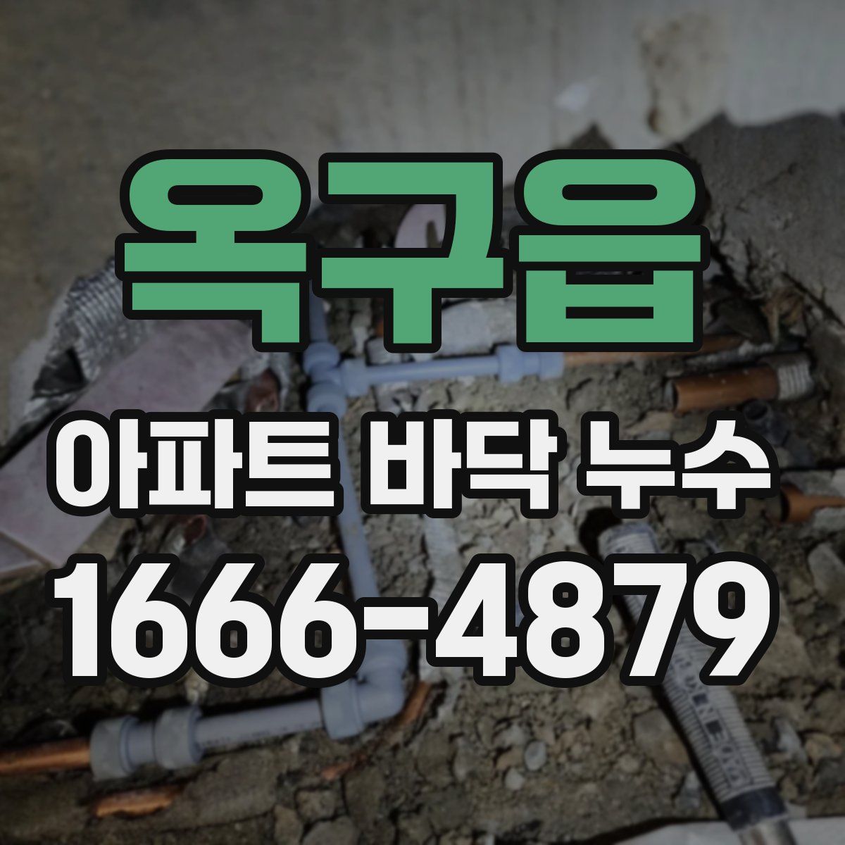 옥구읍 아파트 바닥 누수