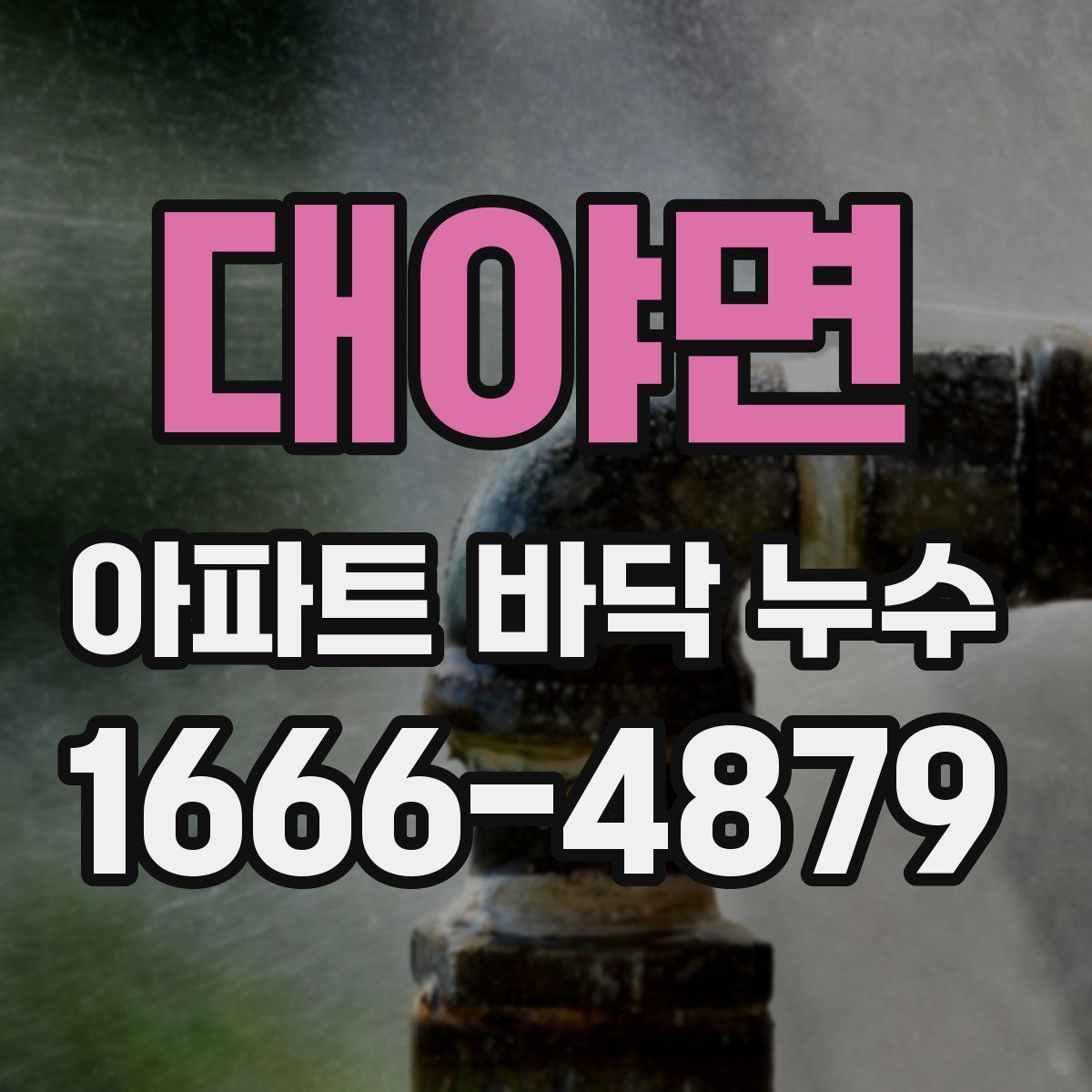 대야면 아파트 바닥 누수
