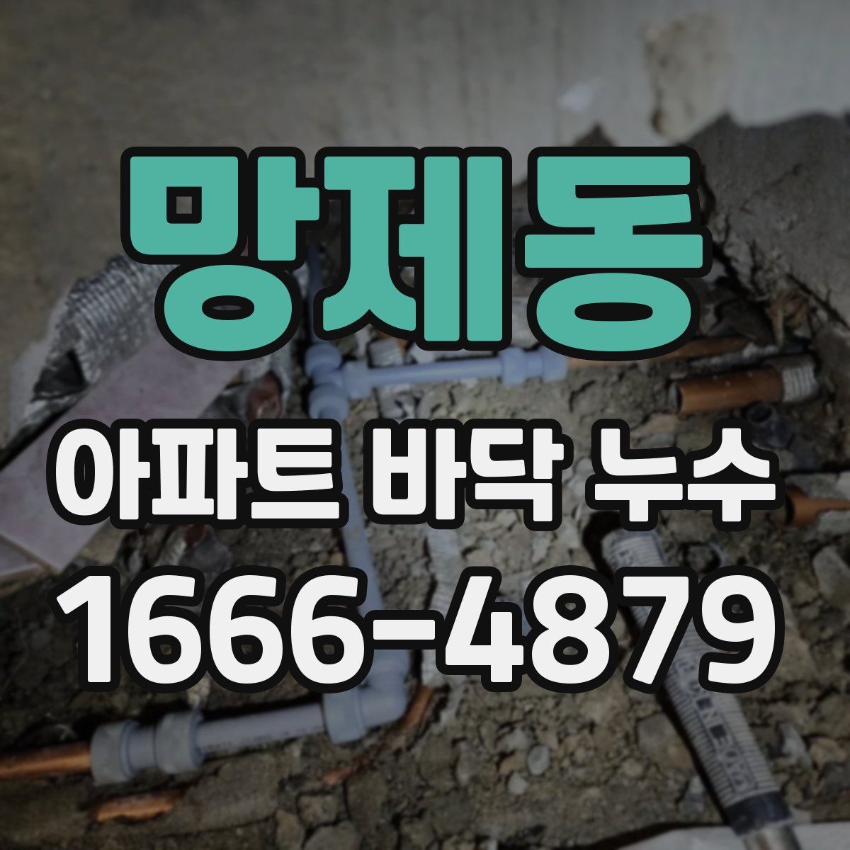 망제동 아파트 바닥 누수