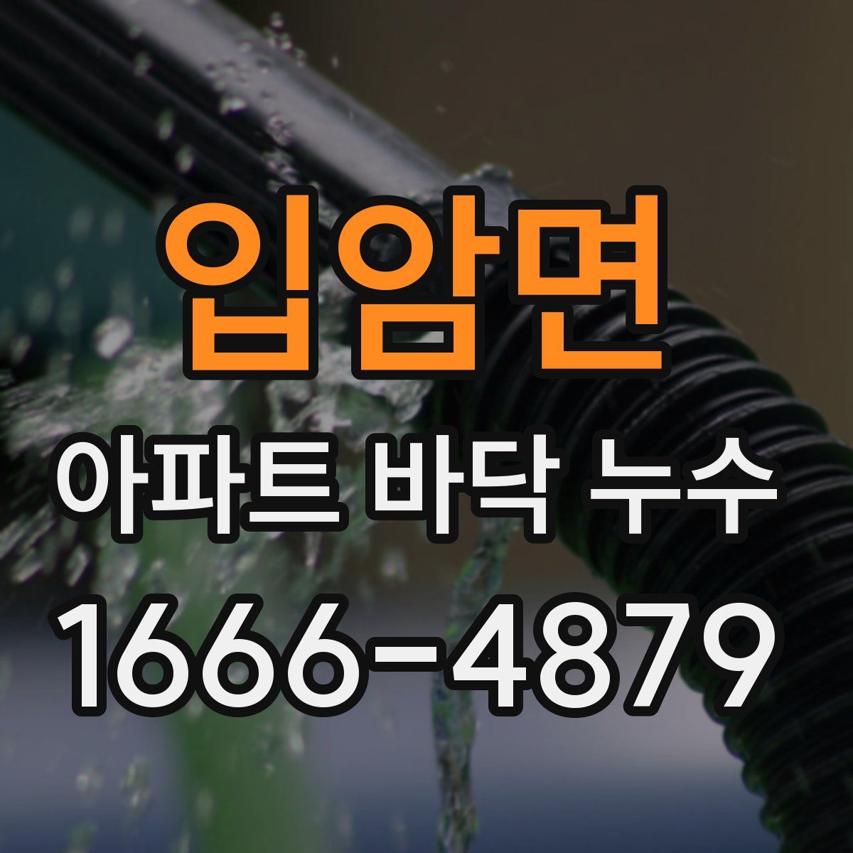 입암면 아파트 바닥 누수