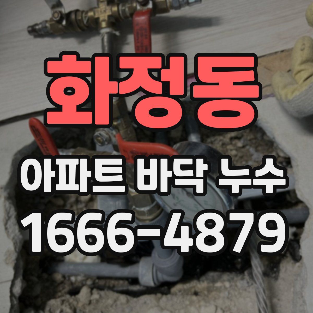 화정동 아파트 바닥 누수