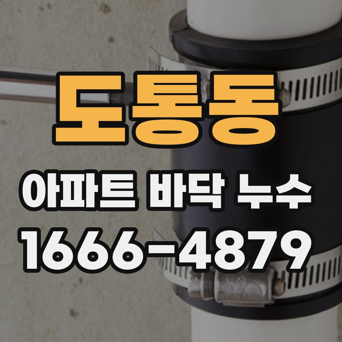 도통동 아파트 바닥 누수