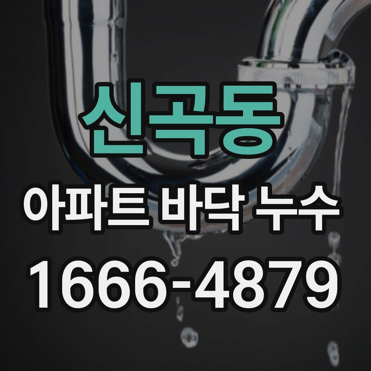 신곡동 아파트 바닥 누수