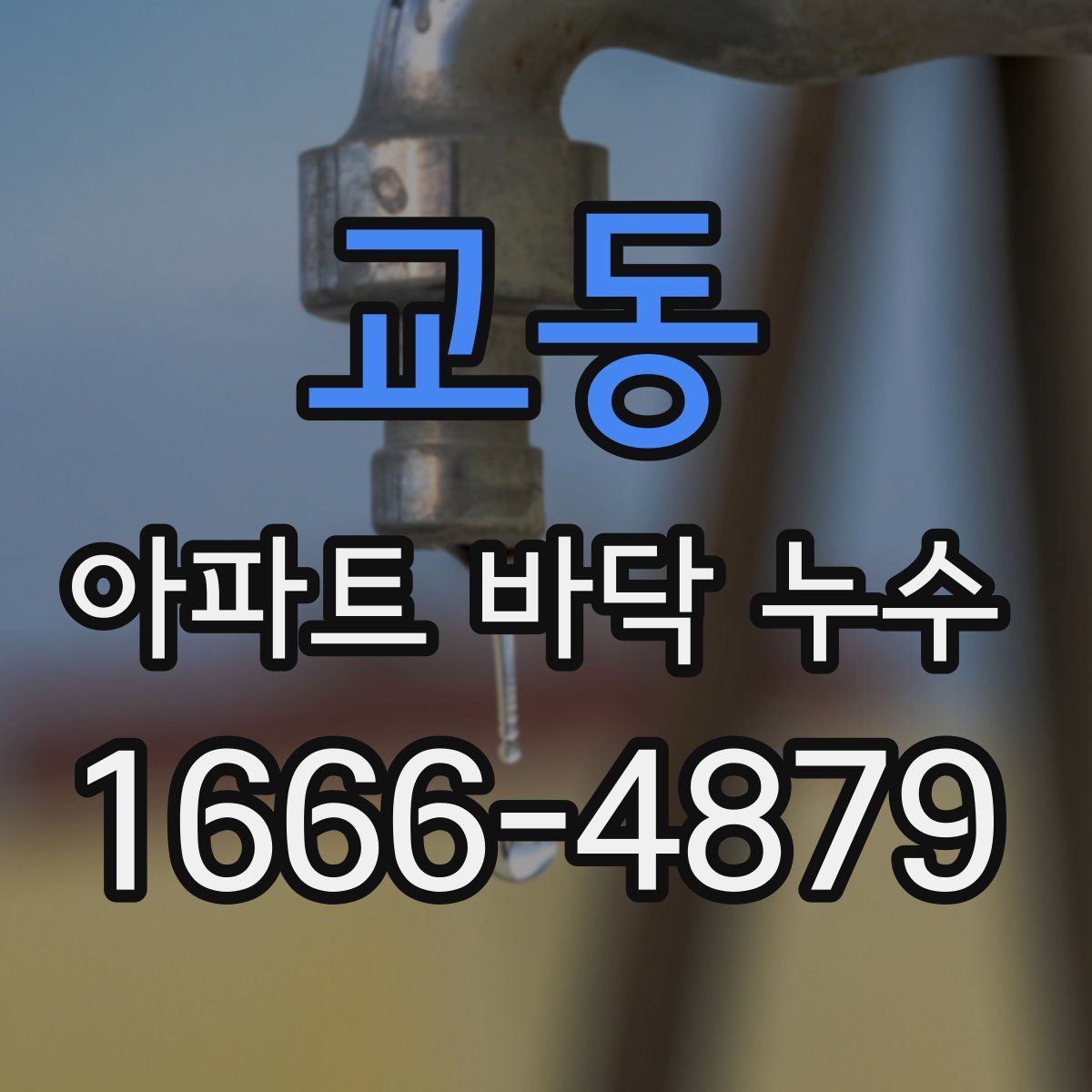 교동 아파트 바닥 누수