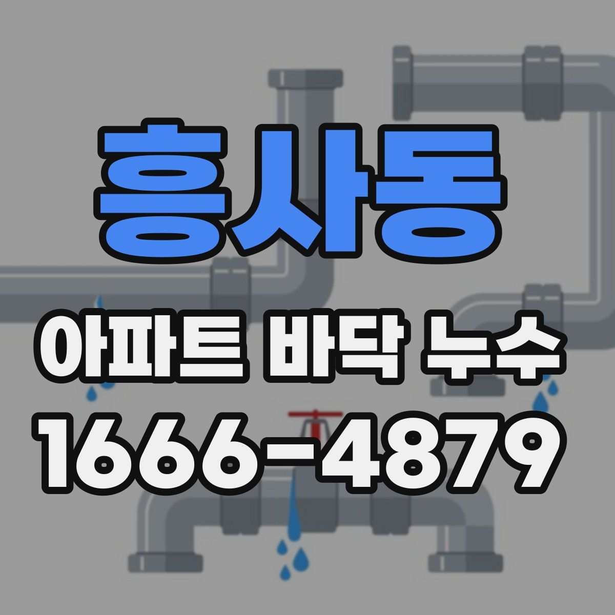 흥사동 아파트 바닥 누수