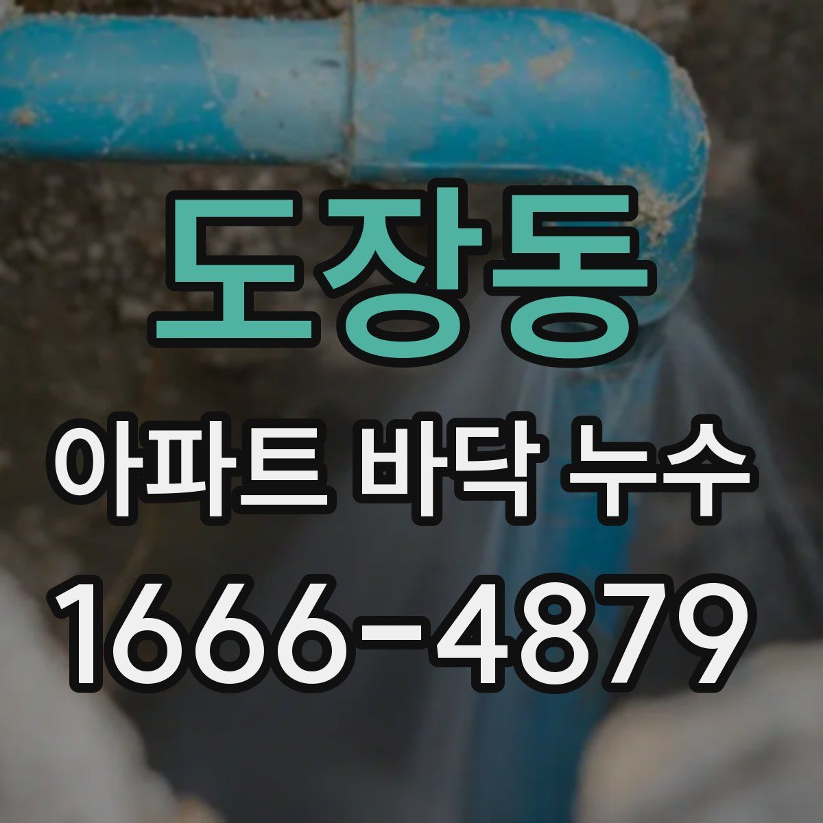 도장동 아파트 바닥 누수