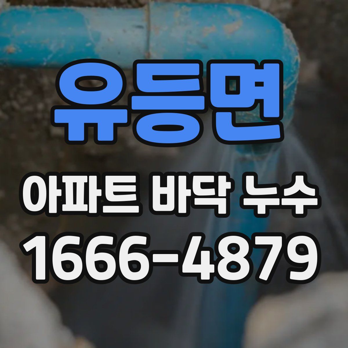 유등면 아파트 바닥 누수