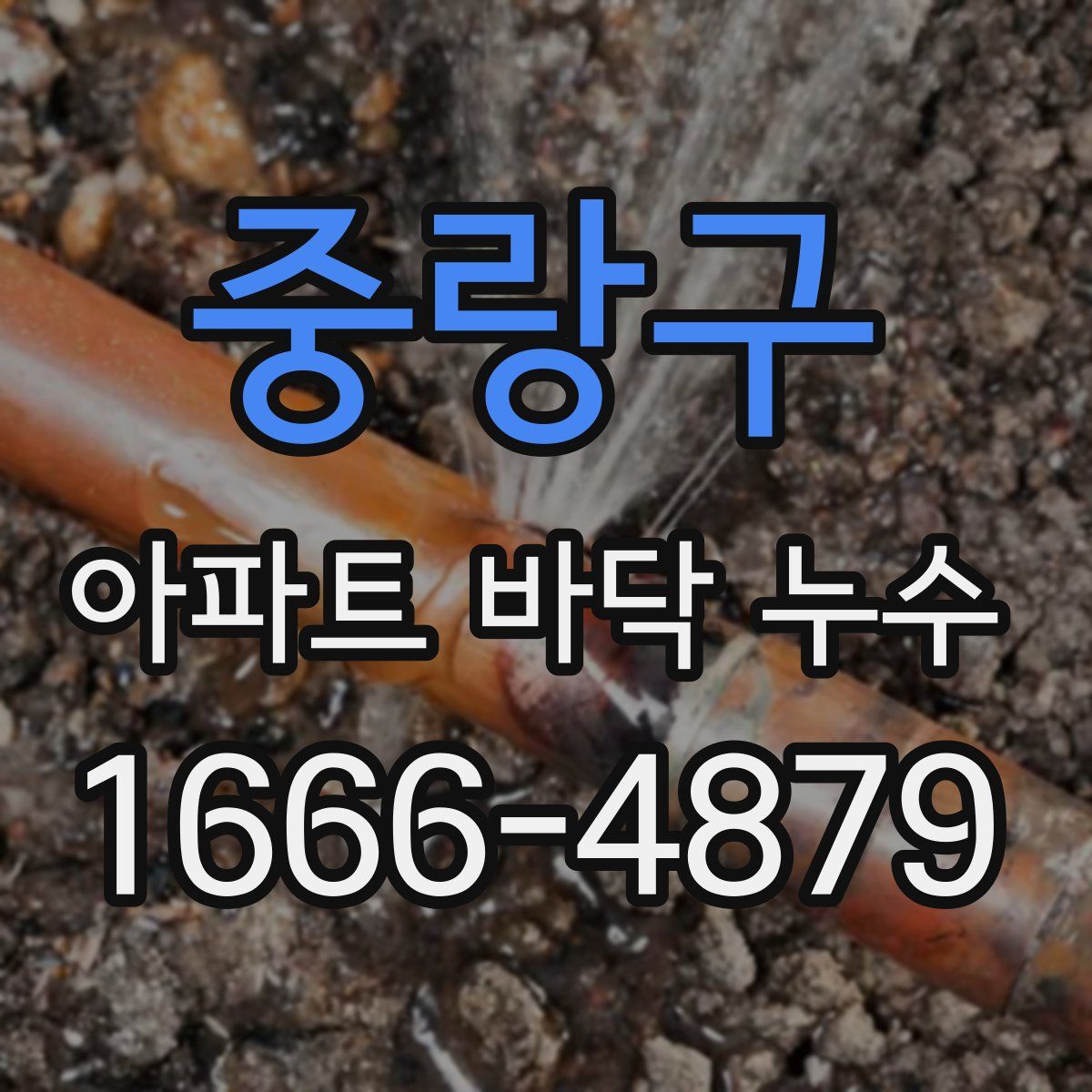 중랑구 아파트 바닥 누수