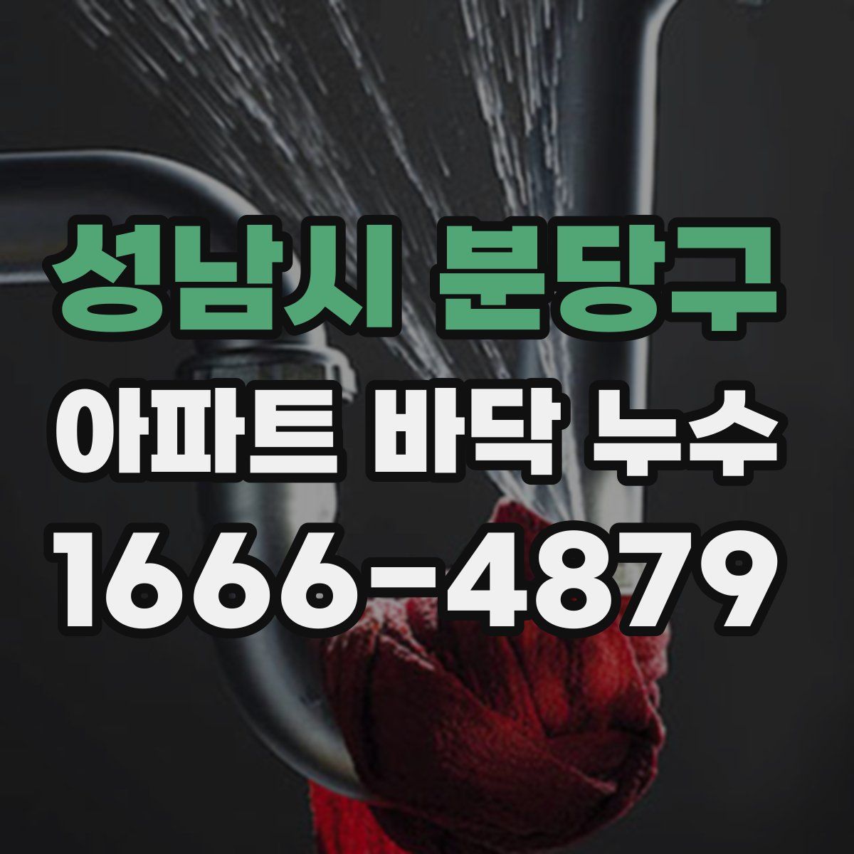 성남시 분당구 아파트 바닥 누수