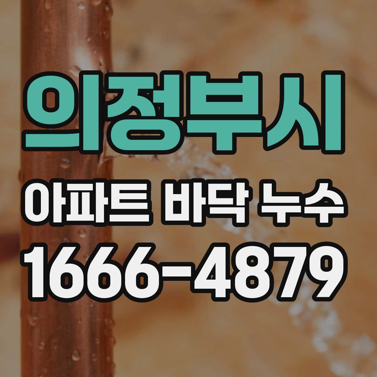 의정부시 아파트 바닥 누수