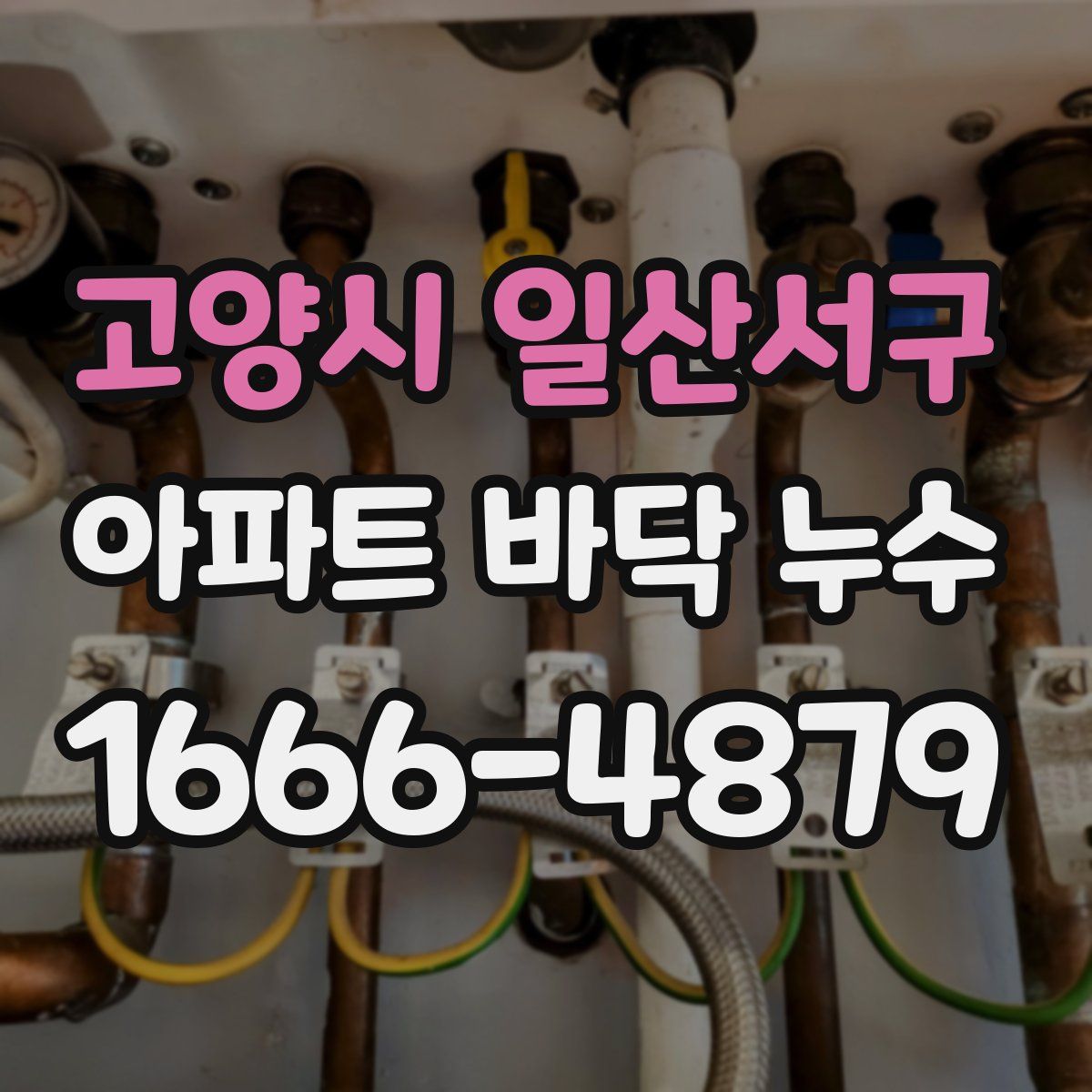 고양시 일산서구 아파트 바닥 누수