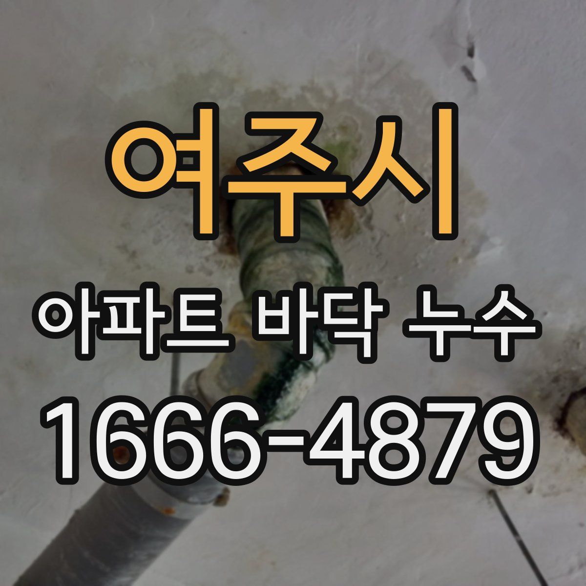 여주시 아파트 바닥 누수