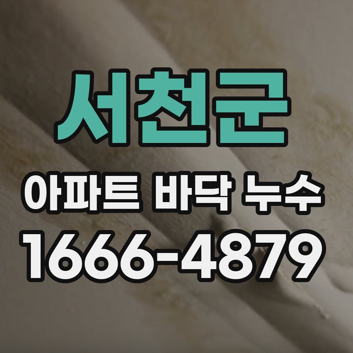 서천군 아파트 바닥 누수