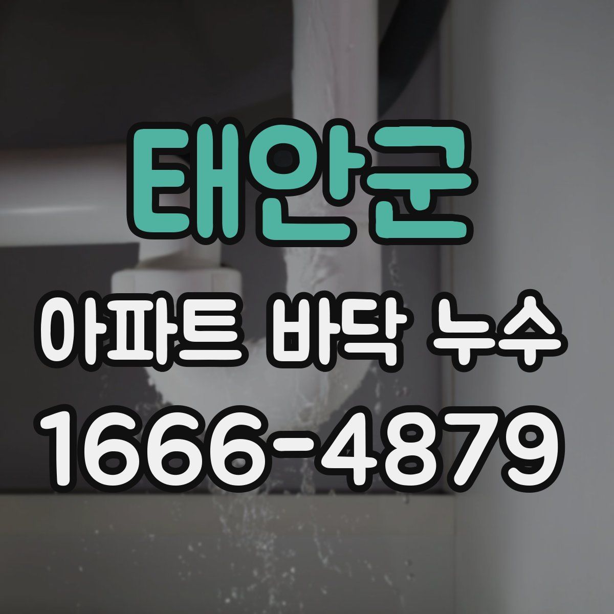 태안군 아파트 바닥 누수