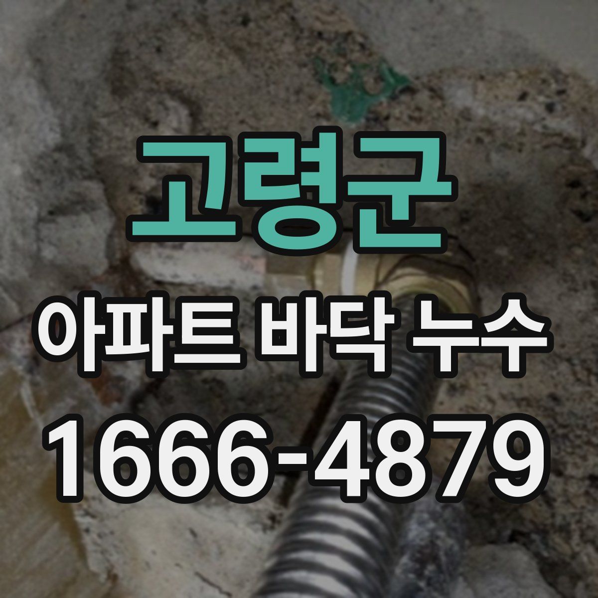 고령군 아파트 바닥 누수