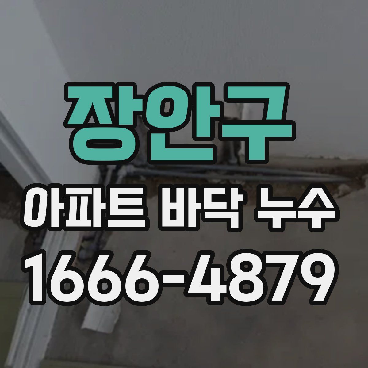 장안구 아파트 바닥 누수