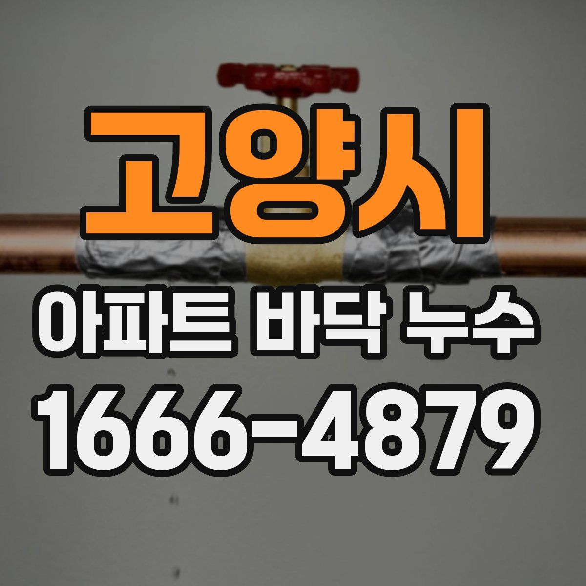 고양시 아파트 바닥 누수