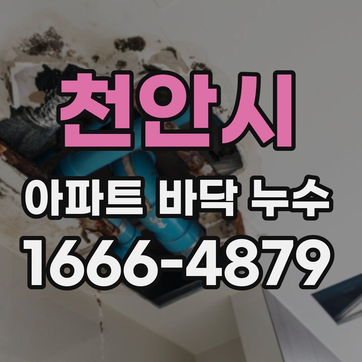 천안시 아파트 바닥 누수