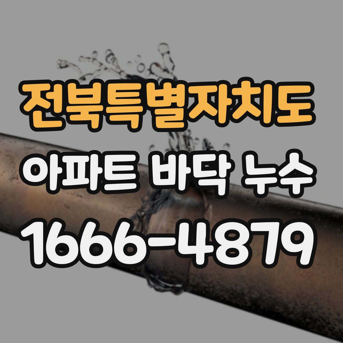 전북특별자치도 아파트 바닥 누수