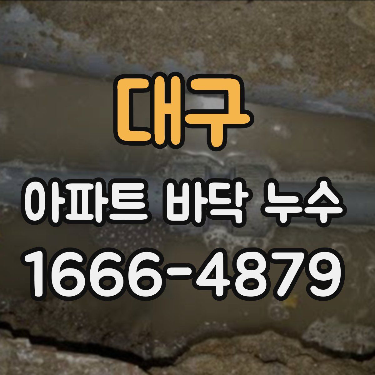 대구 아파트 바닥 누수
